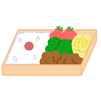 弁当のイラスト